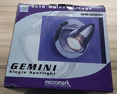 Micromark Satellite Single Spotlight Model MM30841 Plus 2 Extra Bulbs. BRAND NEW • £12