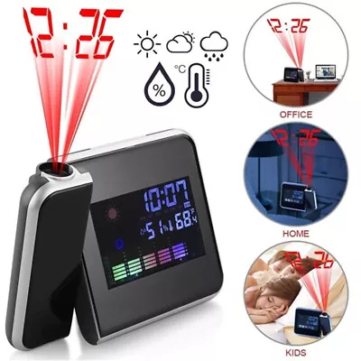£11.89 • Buy Smart Alarm Clock Digital LED Projector Temperature Time Projection LCD Display