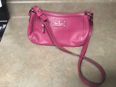 Kate Spade New York Berkshire Road Gabriella Purse Raspberry Leather (CON57) • £62.67