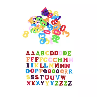 Large Assortment Of Felt Numbers And ABC Letters - 200 Pcs Set • £10.88