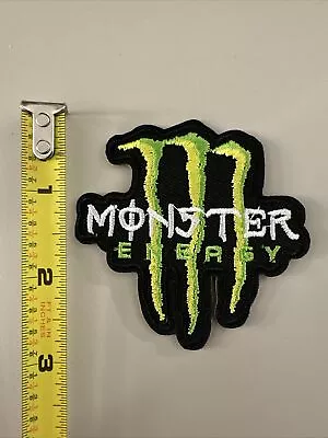 Monster Energy (Embroidered Iron On Patch) BMX / MMA / NASCAR / Sports / Surf • $3.99