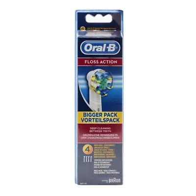 $29.95 • Buy Oral B Pk4 Toothbrush Heads Floss Action Maxi Pack