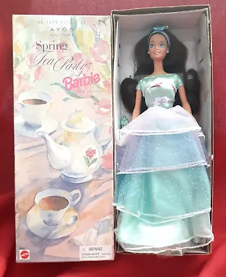 NRFB Avon Special Edition Spring Tea Party Barbie 18658 1997 • $19.99