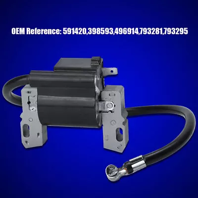 Ignition Coil For Briggs & Stratton 398593 496914 591420 395489 397316 793281 • £14.69