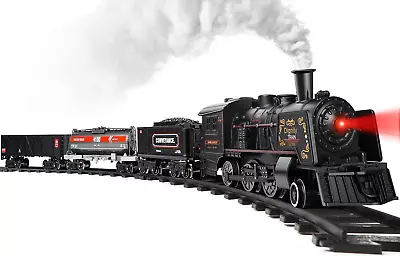 Train Set For Boys Train With Alloy Steam Locomotive Metal Electric Trains W/C • $82.99