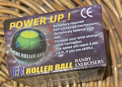 Wrist And ROLLER Ball Trainer Exerciser &Strengthener Gyro Power Ball Exerciser • $13.02