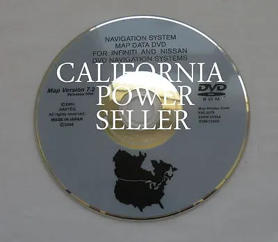 2006 2007 2008 Nissan Maxima Se Sl Navigation Map Disc Dvd 7.2 Oem Us Canada • $54.88