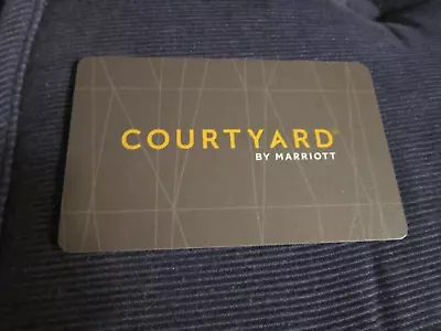 Courtyard Marriott Grey Lined Design Collectible Hotel Key Card FREE SHIP SINGLE • $10.95