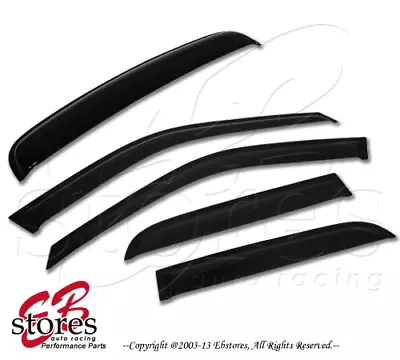 Vent Shade Outside Mount 2.0mm Window Visor Sunroof 5pcs Combo Volvo S80 07-16 • $46.33