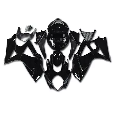 SM Injection Glossy Black ABS Fairing Fit For  2007-2008 GSXR 1000 A045 • $369.99