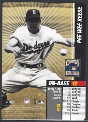 2003 MLB Showdown Pennant Run #119 Pee Wee Reese Cooperstown Collection • $4
