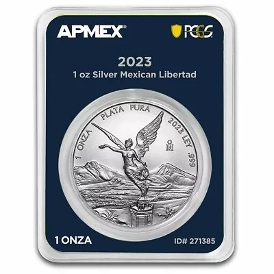 2023 Mexico 1 Oz Silver Libertad (MD Premier + PCGS FirstStrike®) • $44.18