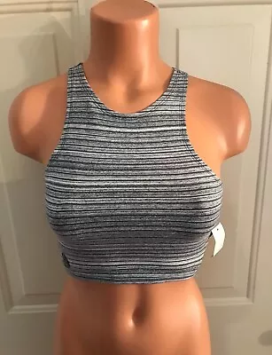 AEROPOSTALE Live/Love/Dream Size Small “Sports Bra” In Shades Of Gray.  NEW. • $14.99