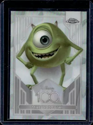 2023 Topps Chrome Disney 100 Mike Wazowski Silver Refractor #43 Monsters Inc. • $0.99