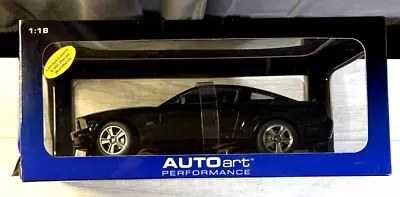 AUTOart Limited Edition 2005 Ford Mustang GT Black 1:18 Die-Cast Only 6000 Made • $206.95