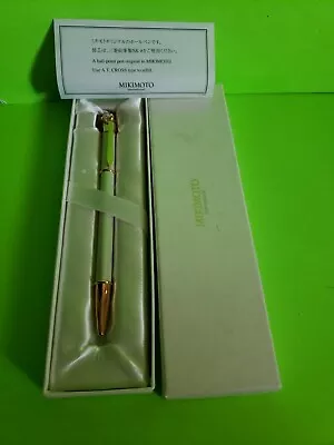 MIKIMOTO Pearl Ballpoint Pen W/box Rare / Fancy. !!! • $169.99