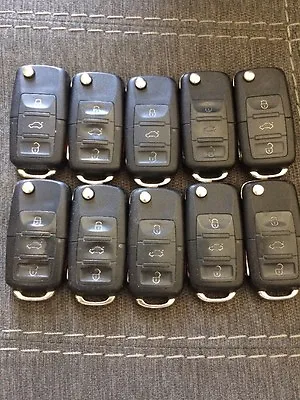 Lot Of 10 Volkswagen Oem Keyless Entry Remotes Key Fob Blades Uncut Transmitters • $157.45