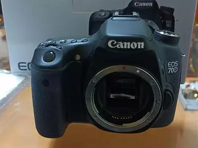 Canon Eos 70d Digital Single Lens Reflex Camera Almost Unused • $1841.93