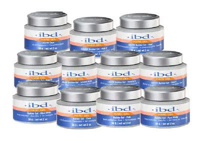 IBD - NAIL HARD BUILDER GEL 2oz / GLUE - French Xtreme / LED-UV - Choose Yours • £21.13