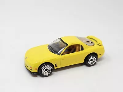 Matchbox 1995 Premiere Collection Mazda Rx-7 Yellow 1:64 Diecast Loose • $9.95