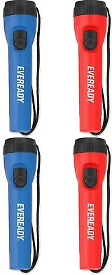 Eveready LED Flashlight Set 5.75 Inch Colors May Vary Blue Red Or Yellow - Set 4 • $12.99