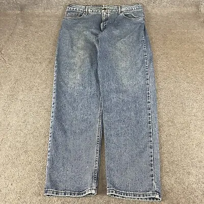 Vintage LEVIS 550 Mens 42 Jeans Blue Relaxed Straight Stonewash W42 L32 (19856) • £7.99