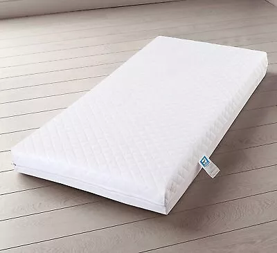 Cot Bed Mattress 140 X 70 / 120 X 60 Cm Breathable Waterproof Washable Cover • £39.20