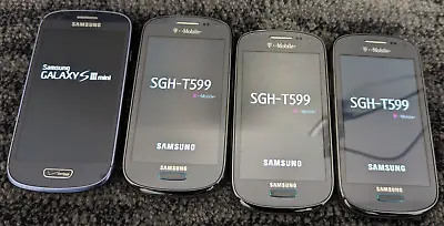 Lot Of 4: Samsung Galaxy Smartphone 3-T-Mobile  Exhibit SGH-T599 Gray & S3 Read • $104.99