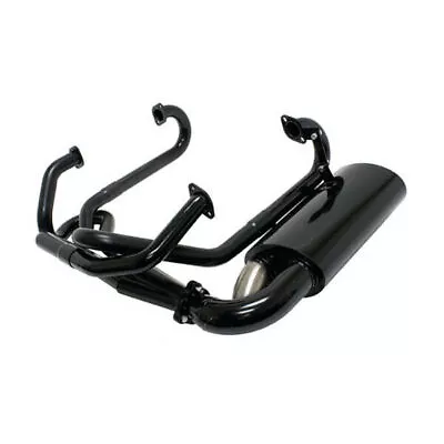 Empi 3485 Black 1-1/2  Merged Racing Exhaust With Sideflow Muffler Vw Bug Sedan • $439.95