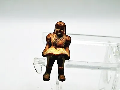 Vintage Marx Doll House Plat Set Rubber Seated Girl • $9.99