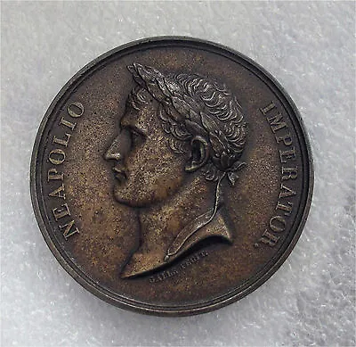 1810 Napoleon Bonaparte Period Original Bronze Medal Named To G.a. Sheen 1813 • £240.14