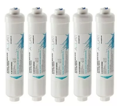 £12.90 • Buy Tap Drinking Water Activated Carbon In-line Filter Replacement 1/4  Push- Fit