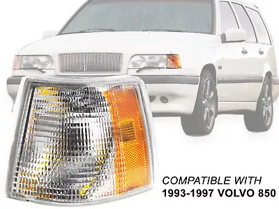 Fits Turn Signal Corner Light 1993-1997 Volvo 850 Driver Side 6817769 VO2550101 • $28.11