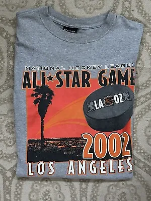 Men's M 2002 NHL  Allstar Game LA Vintage National Hockey League SS T Shirt • $10