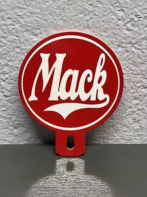 MACK Bulldog Metal Plate Topper Sign Sales Service Semi Truck Gas Oil Station • $34.99