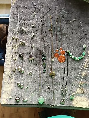 Job Lot Of Costume Necklaces • £5