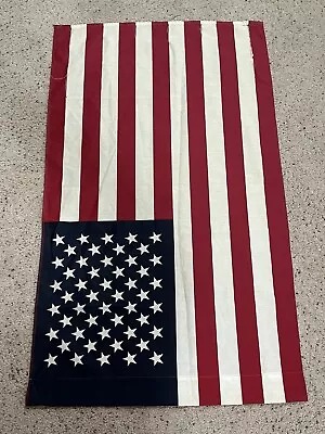 Vintage Annin & Co. 50 Star American US Flag Poly Cotton 50 X 31  Distressed USA • $9.99