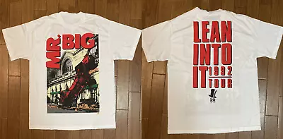 MR.BIG LEAN INTO IT Tour 1992 Band Gift For Fan S To 5XL T-shirt TMB2435 • $35.14