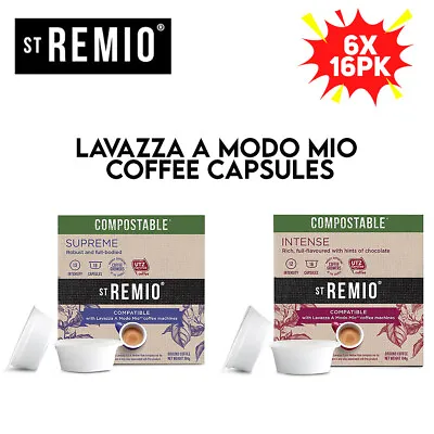 Lavazza A Modo Mio Coffee Pods Espresso Coffee Capsules 96 Capsules/Pods Boxes • $58.99