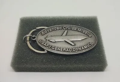 Vintage General Dynamics Advanced Cruise Missile USAF General Dynamics Key Chain • $25