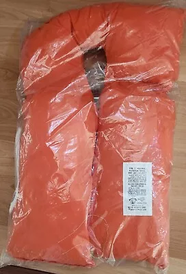 Miltco Life Vest. Adults. Model AK-1. New In Original Bag. Orange. Made In USA • $38