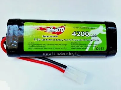 NI-MH 4200mAh 7.2V Rechargeable Battery Tamiya R/C Car Boats Himoto • $32.14