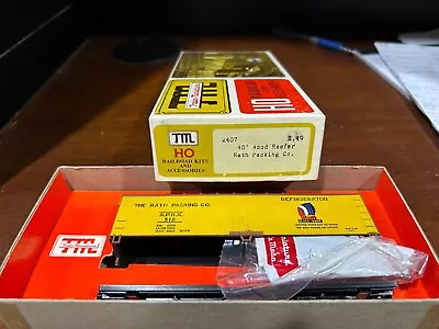 HO Scale Train Miniatures Rath Packing Co. 40' Reefer Boxcar 512 • $0.99