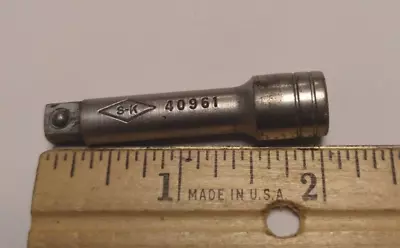 SK Diamond 3  Extension 1/4  Drive 40961 Vintage Made In USA G946 • $9.89