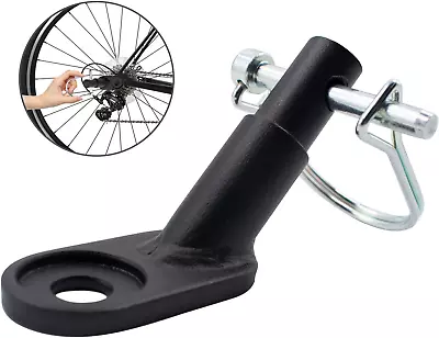 ® Bicycle Trailer Coupler Hitch Black Universal Cycling Adapter Accessories Rear • $22.99