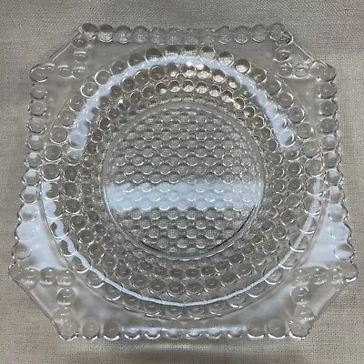 Vintage Adams & Co Richards & Hartley 10” Glass Clear Thousand Eye Plate RARE!! • $25