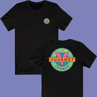 Vuarnet France Logo Men's Black T-shirt Size S-3XL • $27.99