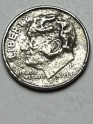 $99.99 • Buy 2019 P Roosevelt Dime Full Obverse Brockage Mint Error Lot U826