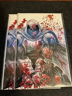 Moon Knight #1 Whatnot 2022 Tyler Kirkham Battle Damage Virgin NM • $32