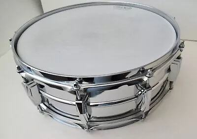 Lidwig Supra Phonic 400 SNARE DRUM ~ RARE ~ All Metal ~ Vintage Dated 1968 • $1284.65